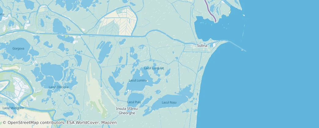 Map of Sulina