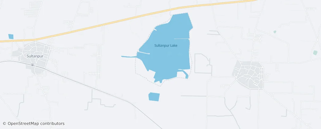 Sultanpur National Park — Map