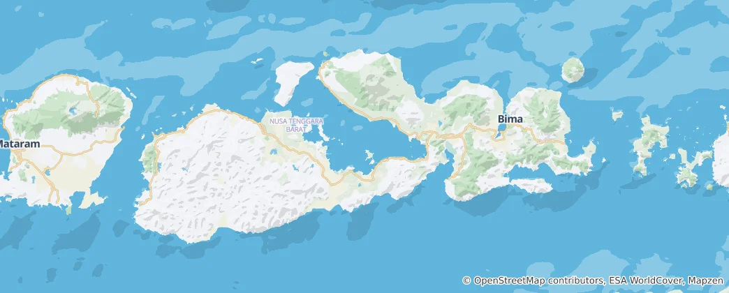 Mapa Sumbawa