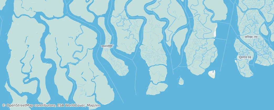 Sundarbans West Wildlife Sanctuary — Map