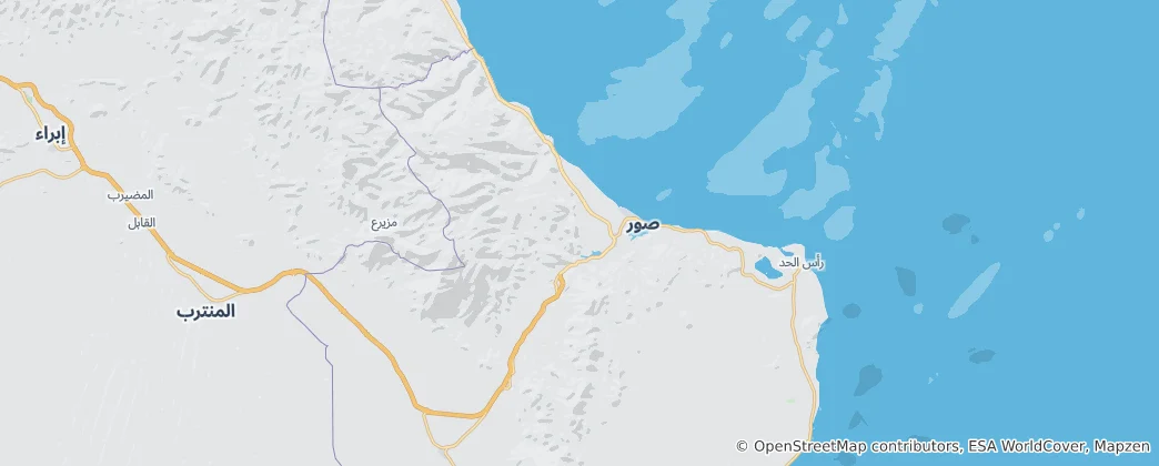 Map of Sur