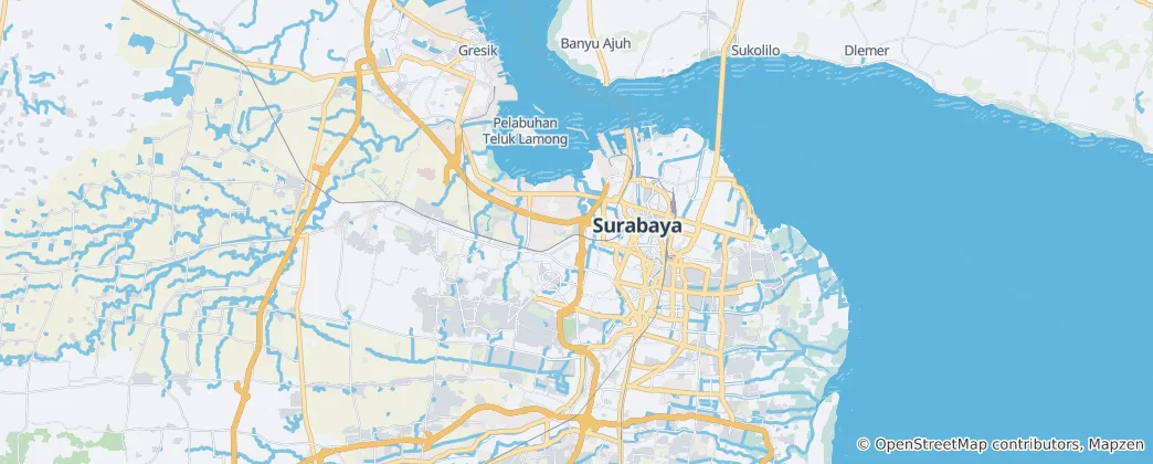 Map of Surabaya