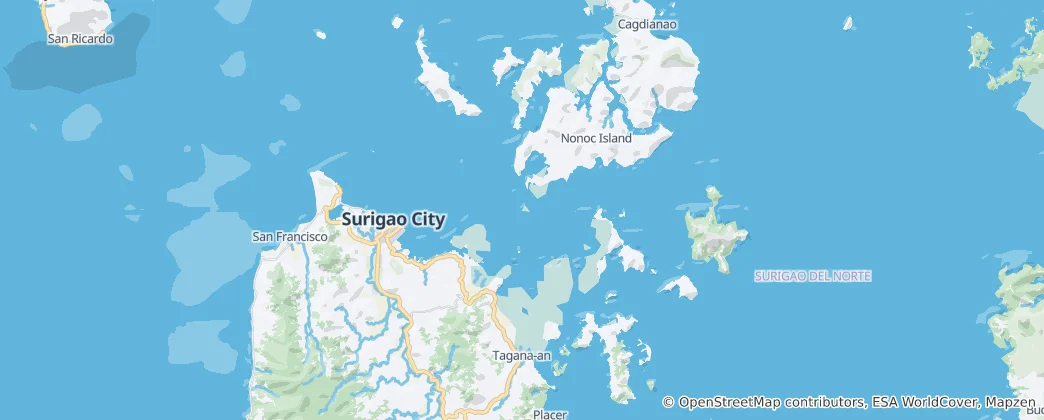 Mapa Surigao City