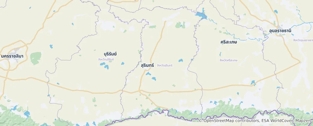 Map of Surin