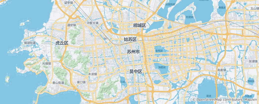 Mapa De Suzhou