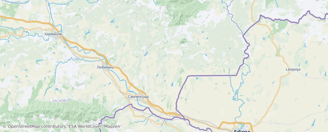 Svilengrad — Mapa