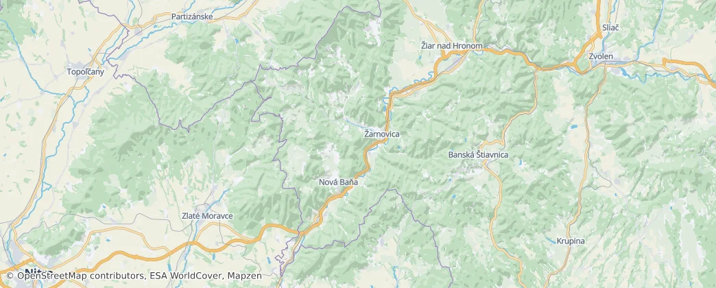 District of Tarnovica — Mapa