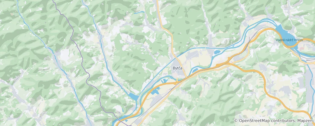 Mapa De Bytča