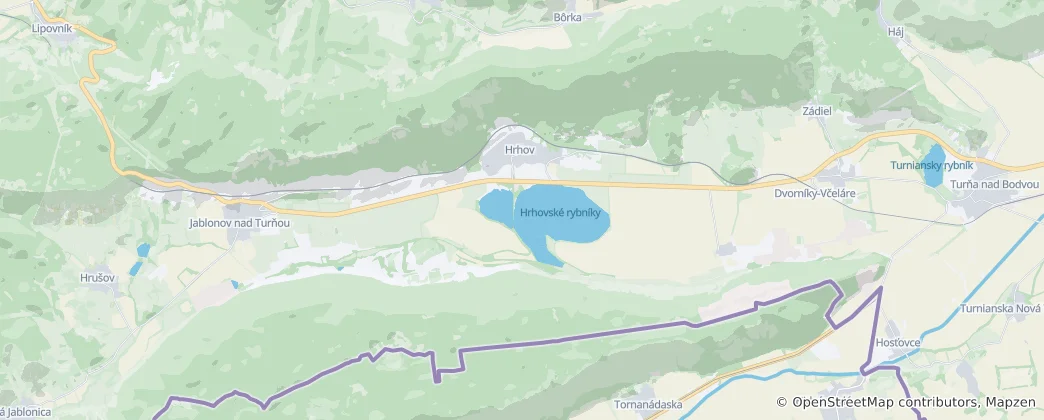 Mappa di Hrhov