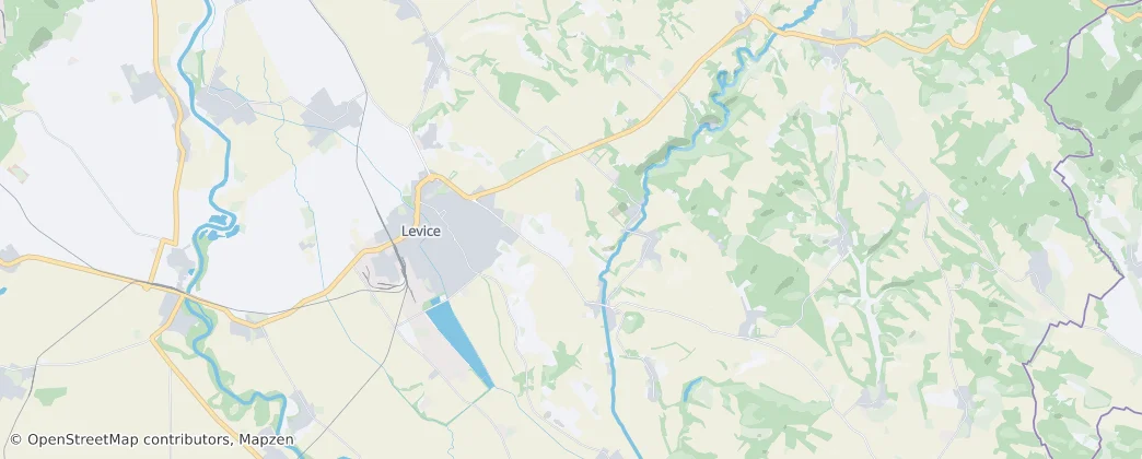 萊維采 — 地图