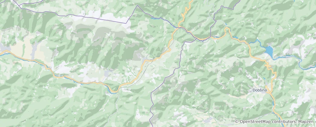 Mapa Telgárt