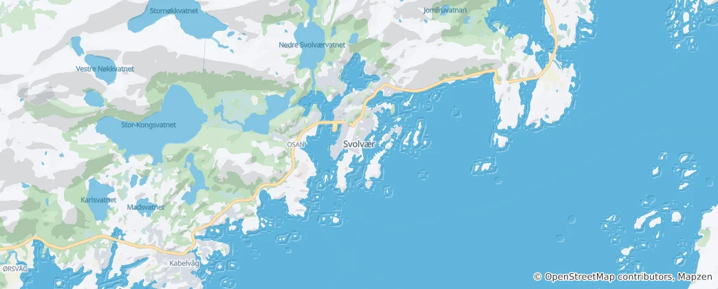 Mapa Svolvær