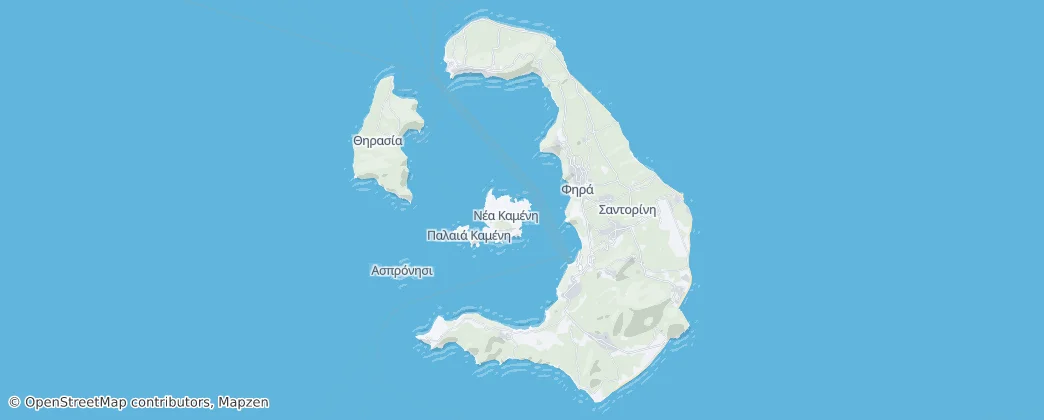 Santorin — Carte