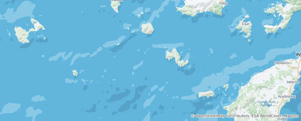 Map of Δωδεκάνησα