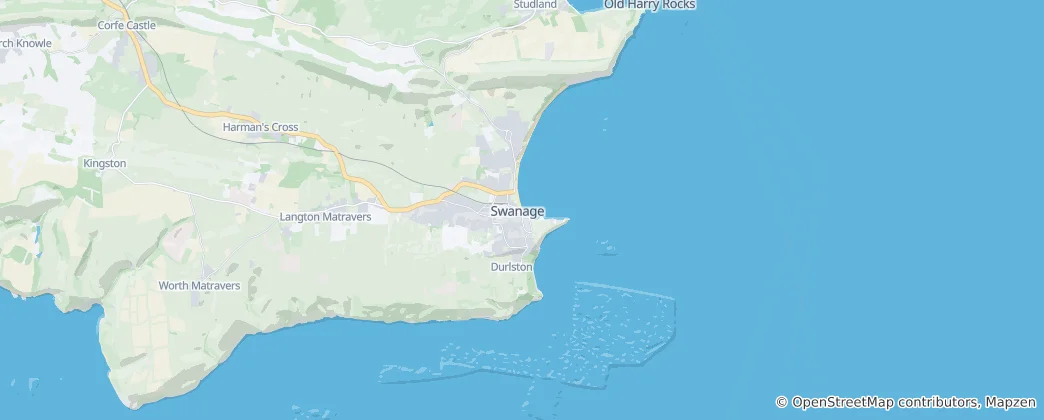 Térkép: Swanage