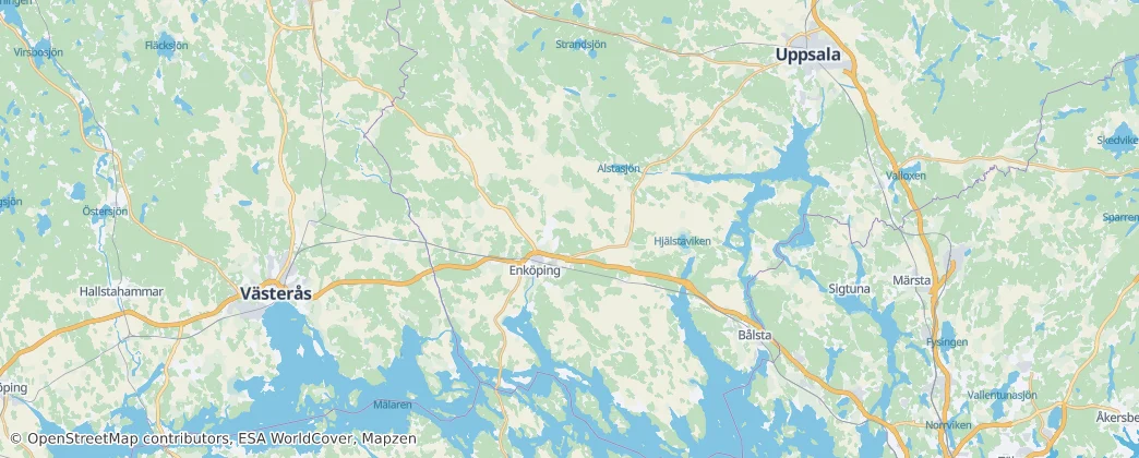 Enköping Municipality — Map