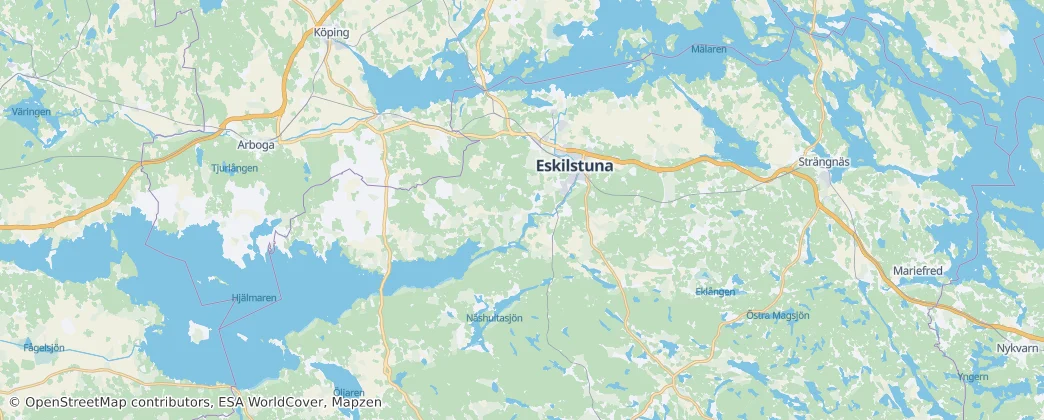 Eskilstuna Municipality — mapa