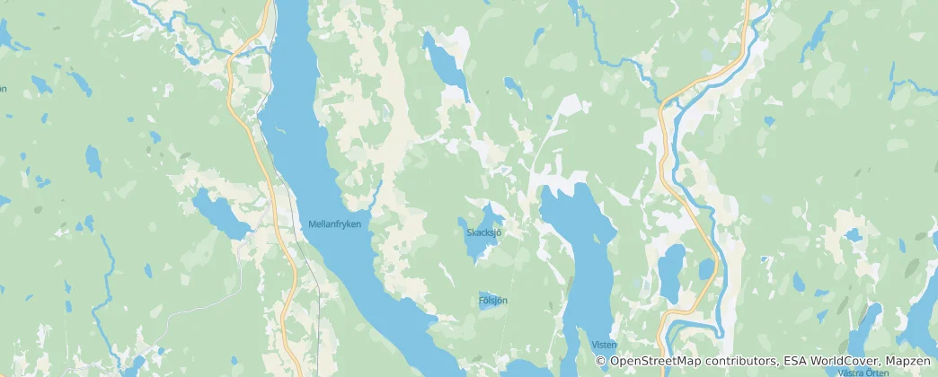 Karte von Östra Ämtervik