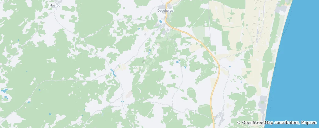 Mapa Degeberga