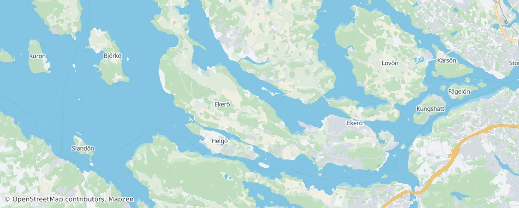 Ekerö — Mapa