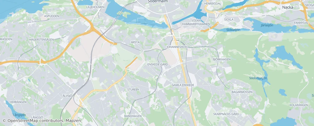 Enskede — Map