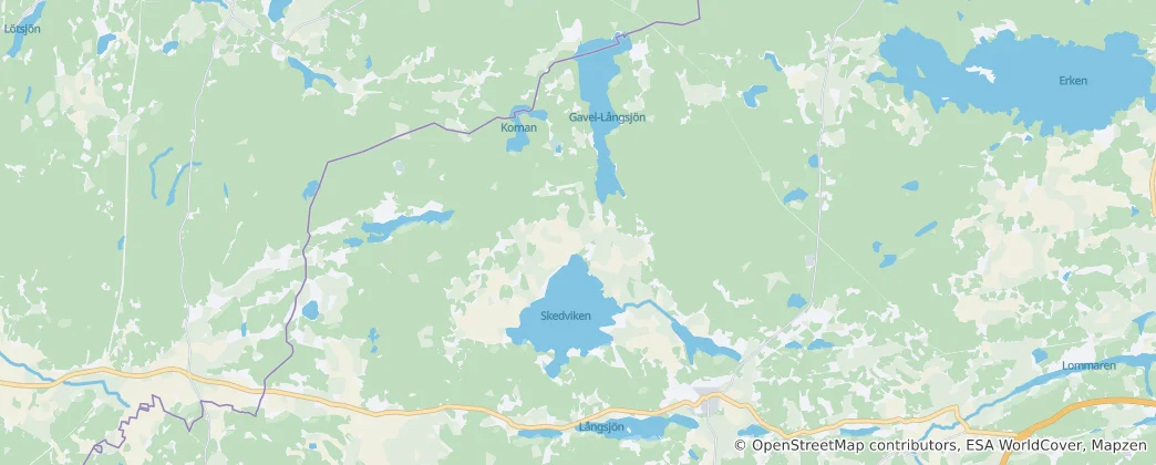 Map of Fasterna