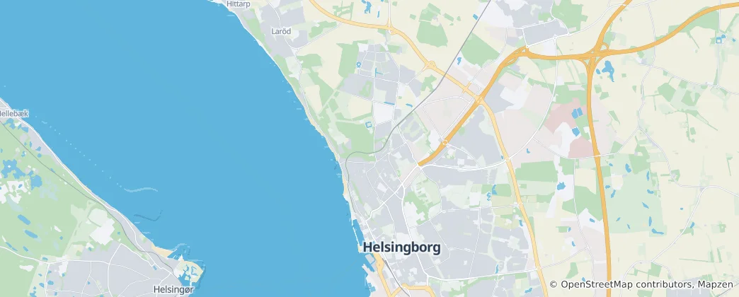 Map of Helsingborgs Maria