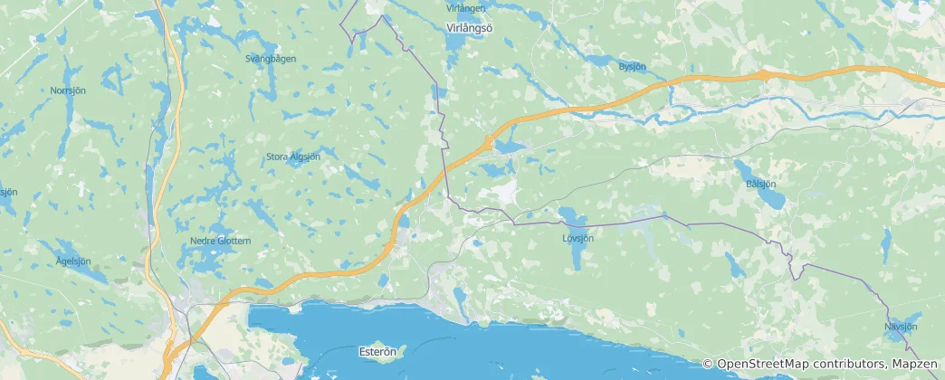 Mappa di Krokek