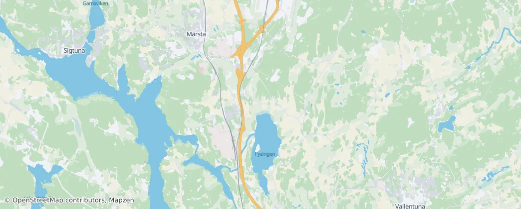 Norrsunda-Skånela — 地图