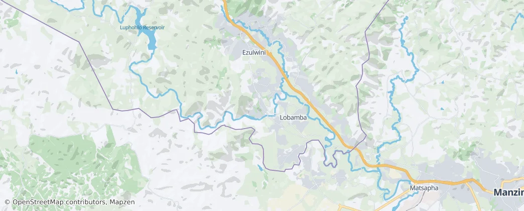 Inkhundla Lobamba — Map