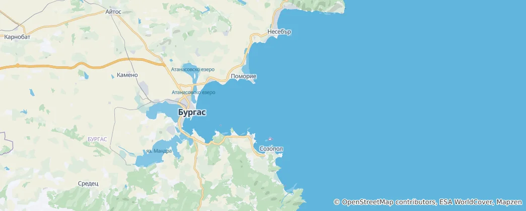 Mappa di Gulf of Burgas
