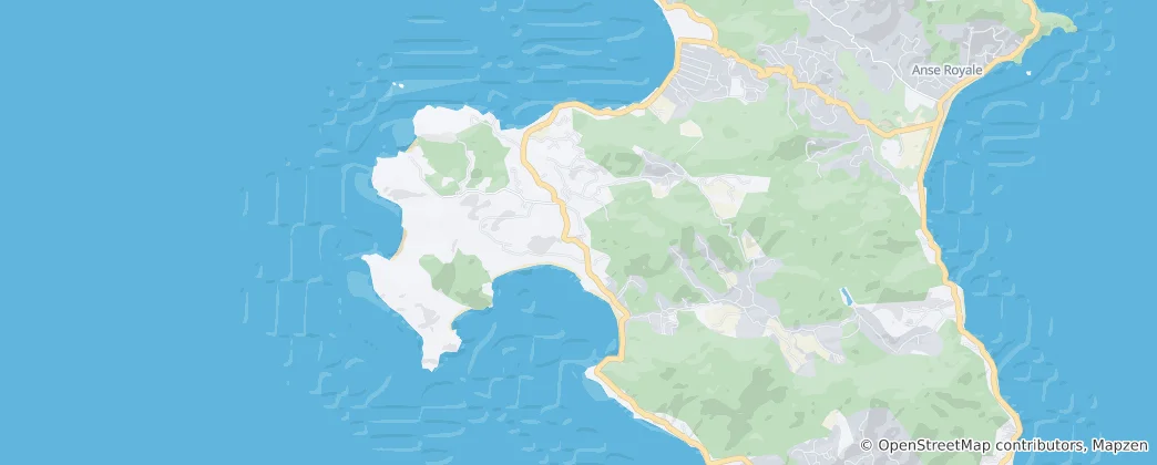 Mappa di Baie Lazar