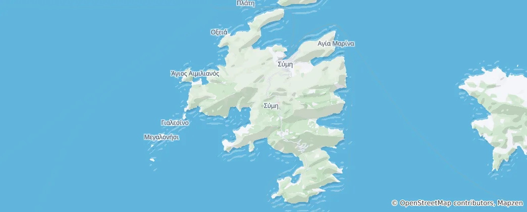 Map of Symi