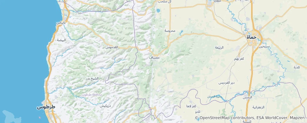 Mappa di Distretto di Masyaf