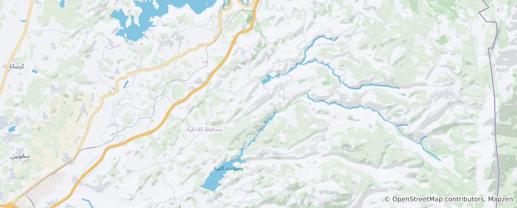 Mapa Al-Haffa Subdistrict