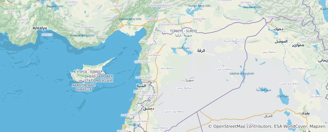 Map of Syria