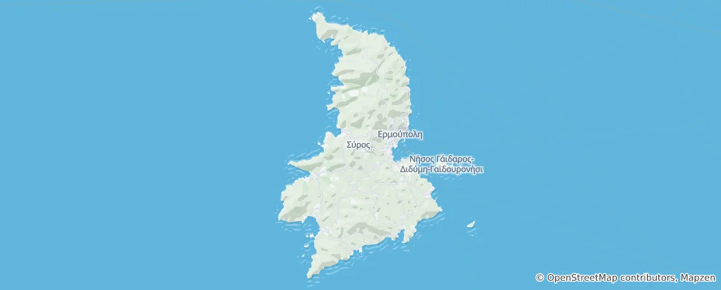 Map of Syros