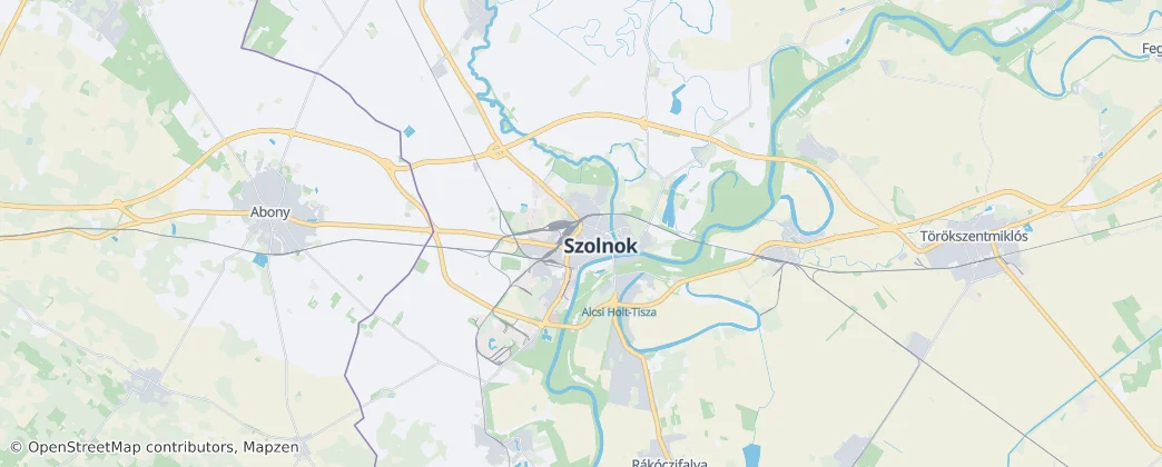 Szolnok — Karte