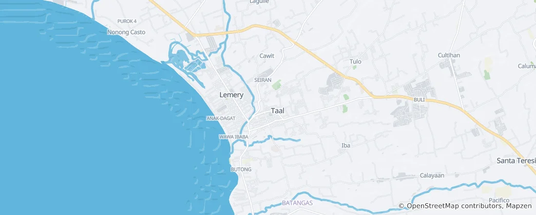 Map of Taal