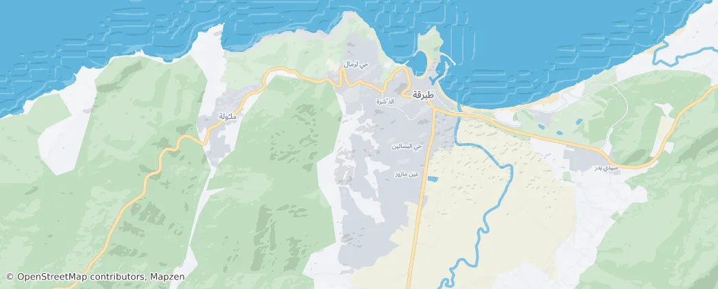 Tabarka — Map