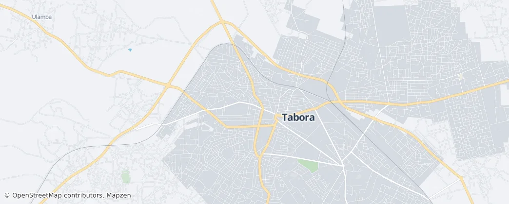 Tabora — Mapa