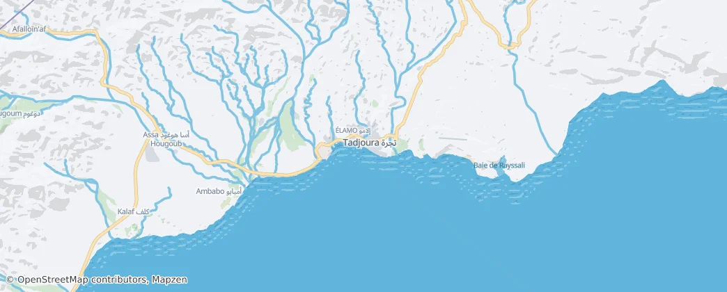 Tadjoura — Map