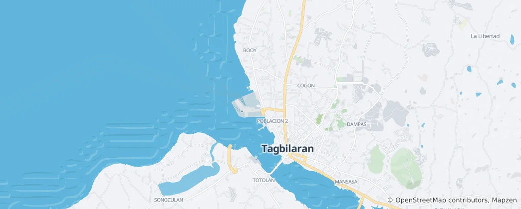 Map of Tagbilaran