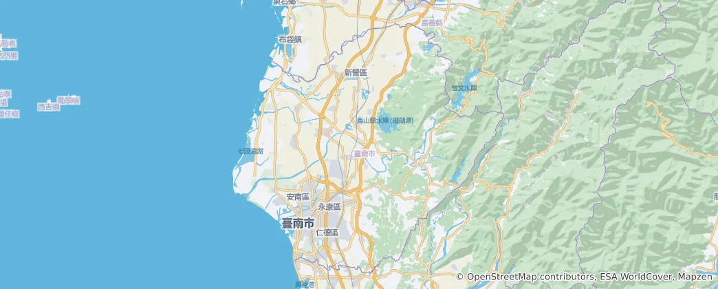 Carte de Tainan