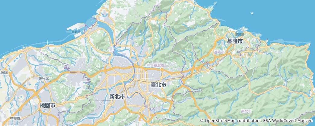 Map of Taipei