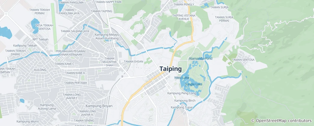 Kaart van Taiping