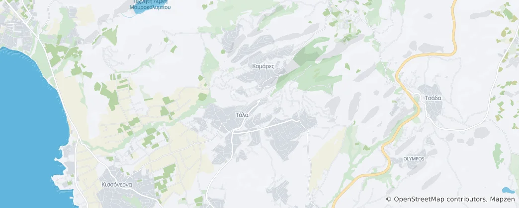 Карта Тала