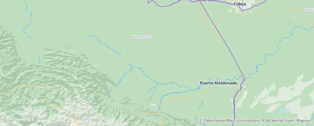 Mapa Tambopata Province