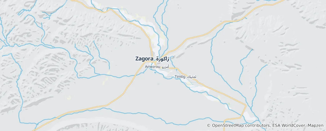 Map of Tamegroute