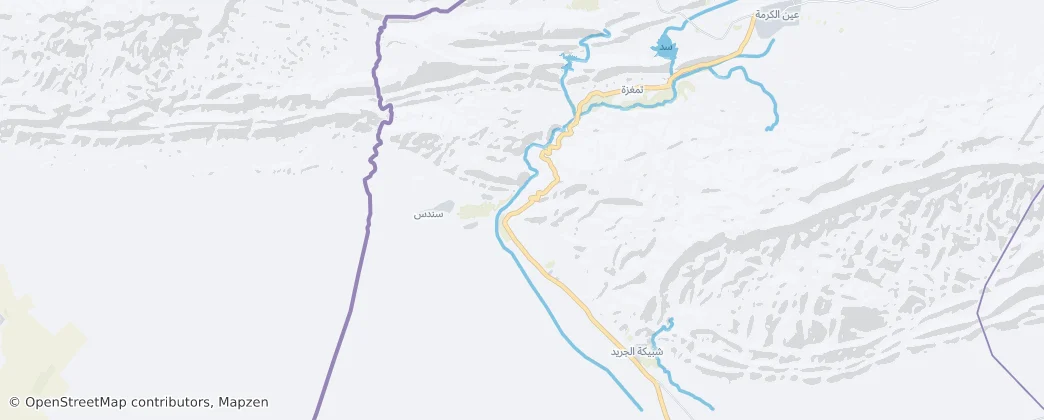 Tamerza — Map